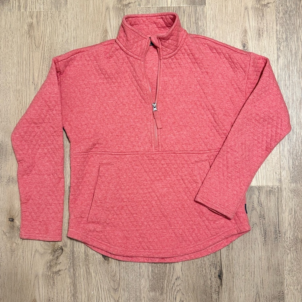 Eddie Bauer Quilted Half Zip Pullover